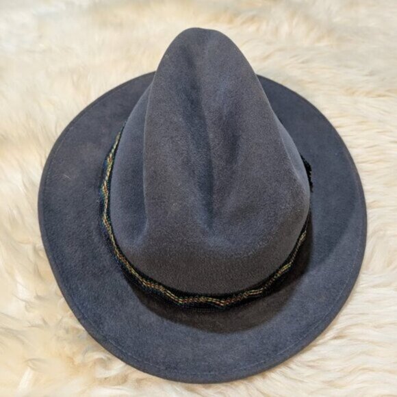 Sovereign Stetson Grey Banded Fedora Hat - Picture 1 of 11